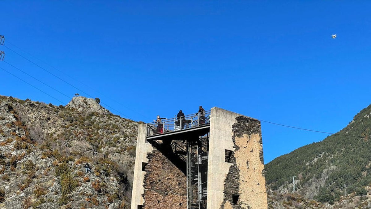 El bon temps va acompanyar l'enregistrament al complex de les Bons.