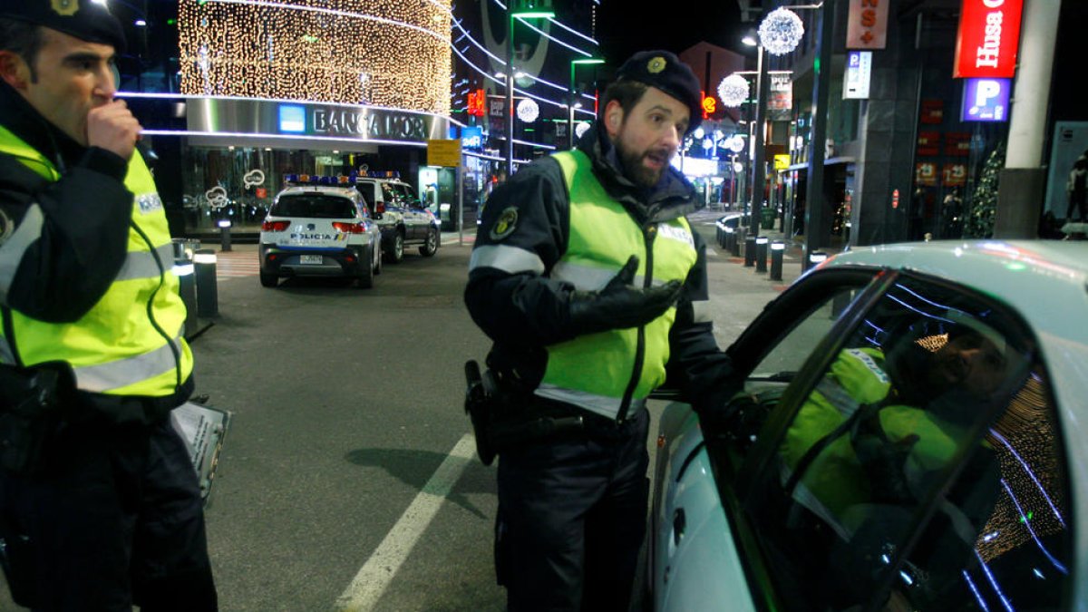 Un control de trànsit.
