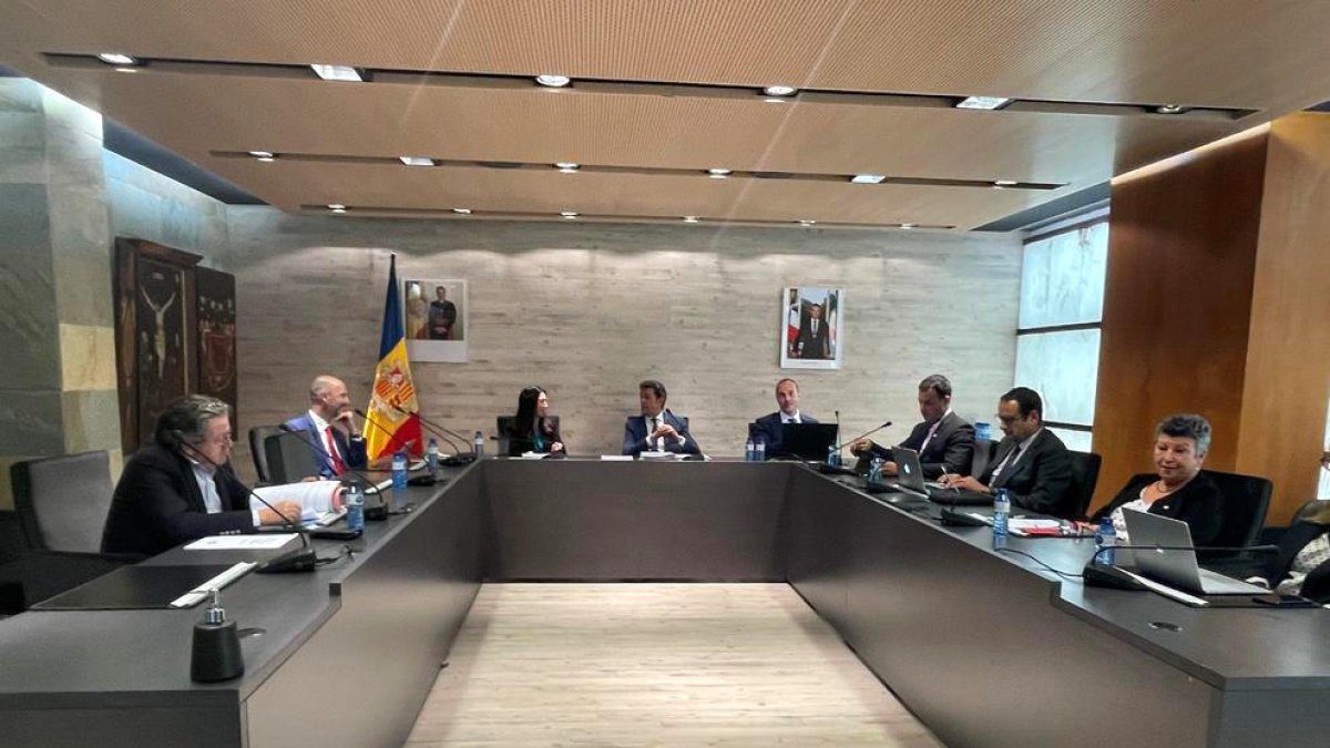 Sessió de consell de comú d'Ordino.