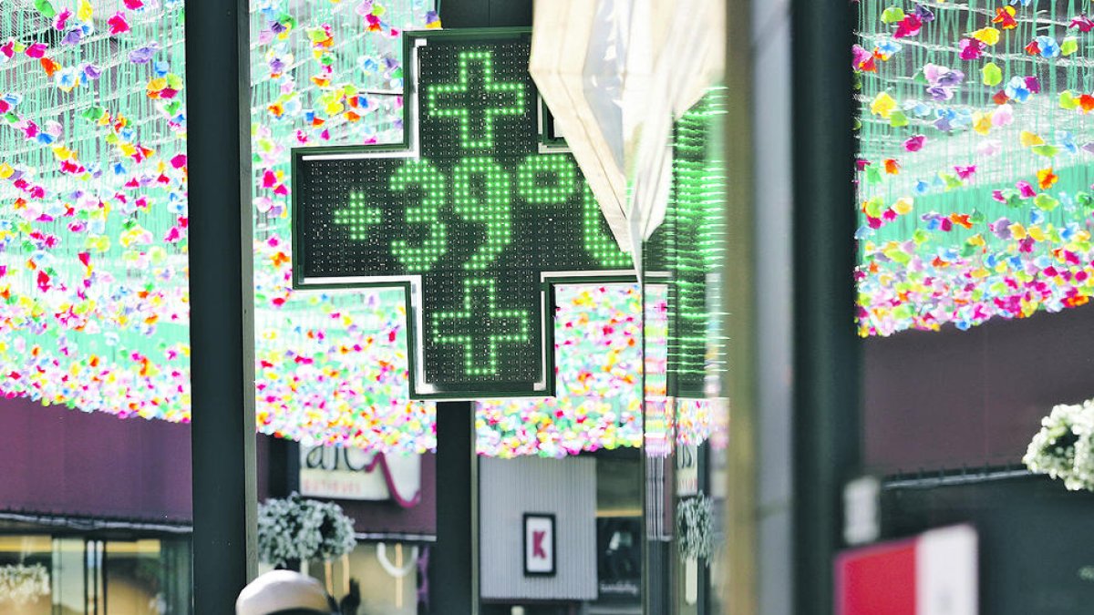 Un termòmetre, al juliol.