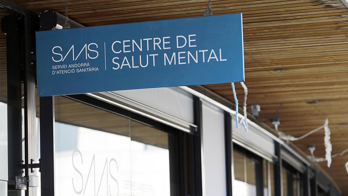 Entrada del servei de salut mental del SAAS.