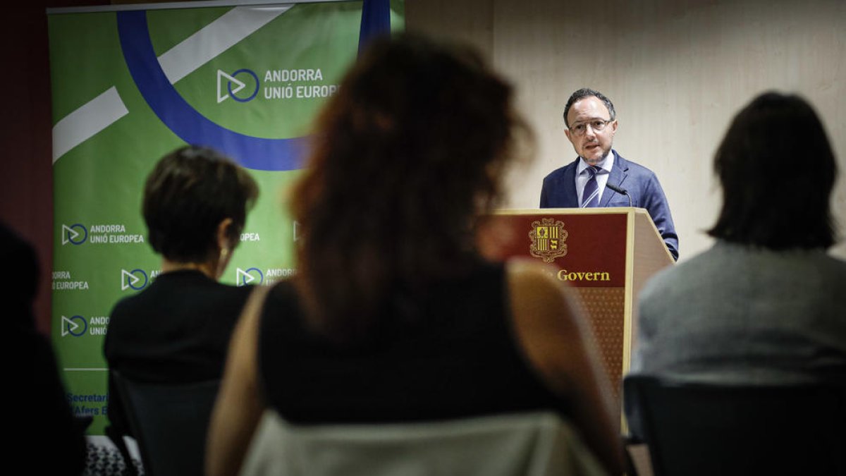 Espot a les jornades 'L'Acord d'Associació i els Programes UE: Oportunitats i Costos'