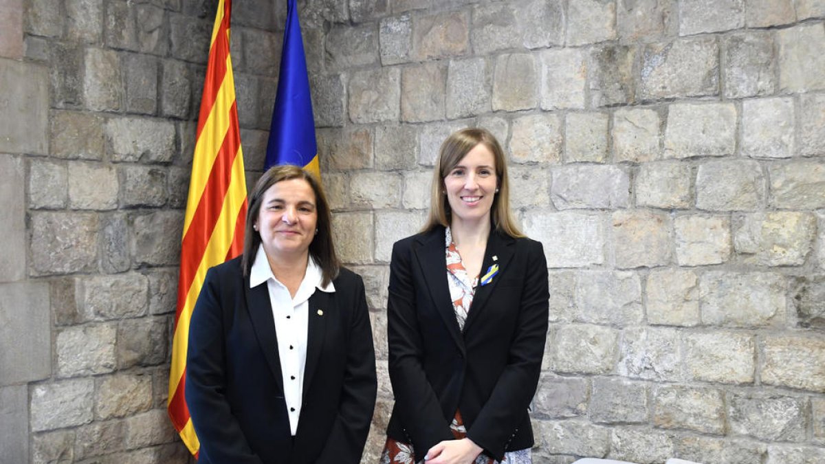 Trini Marín es va reunir amb Victòria Alsina.