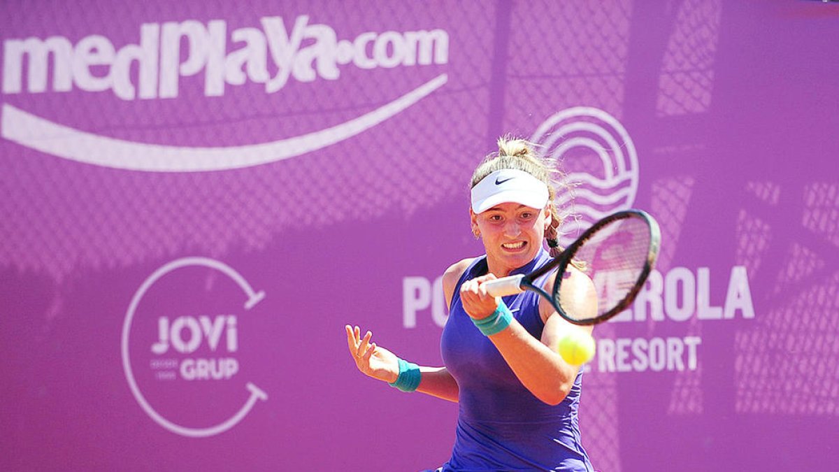 Vicky Jiménez a l'ITF de la Bisbal.