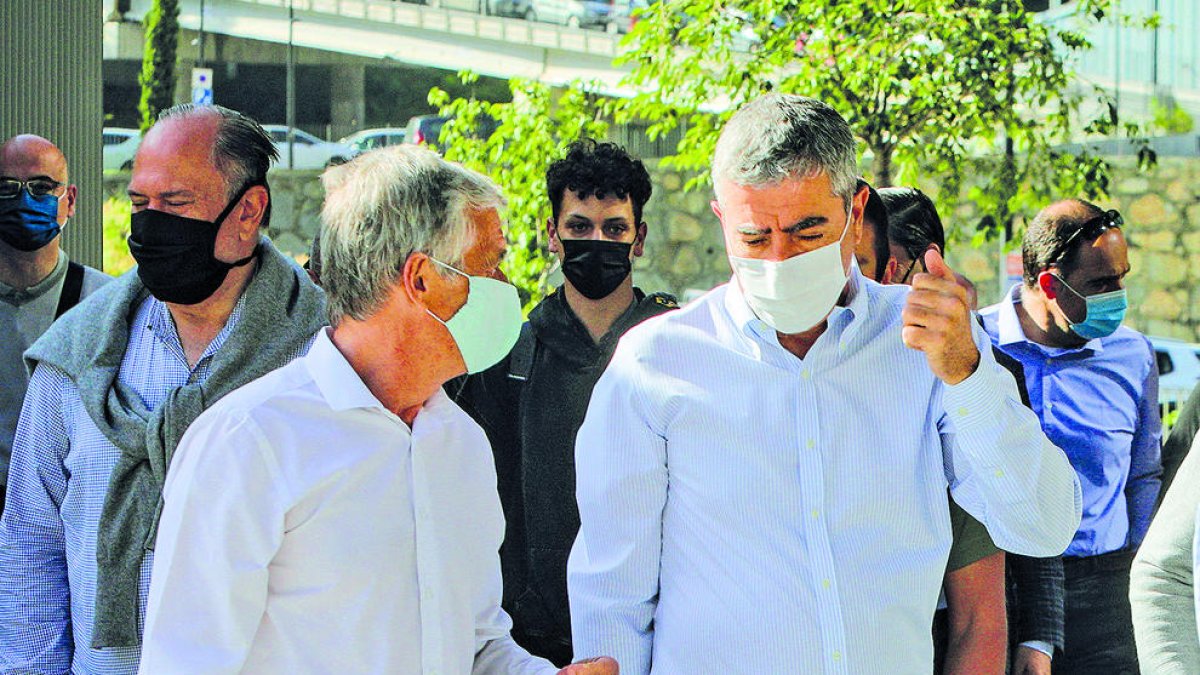 Santiago de Rosselló i Joan Pau Miquel.