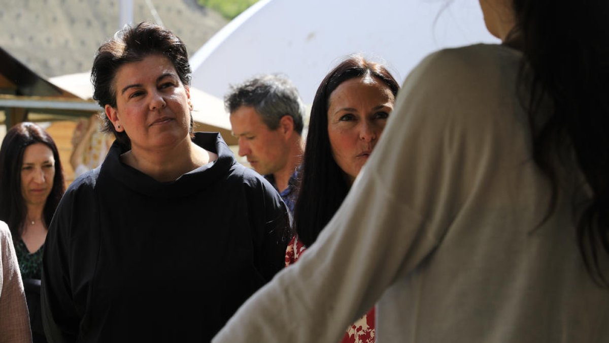 Eva Sansa i Olga Molné avui a Andoflora