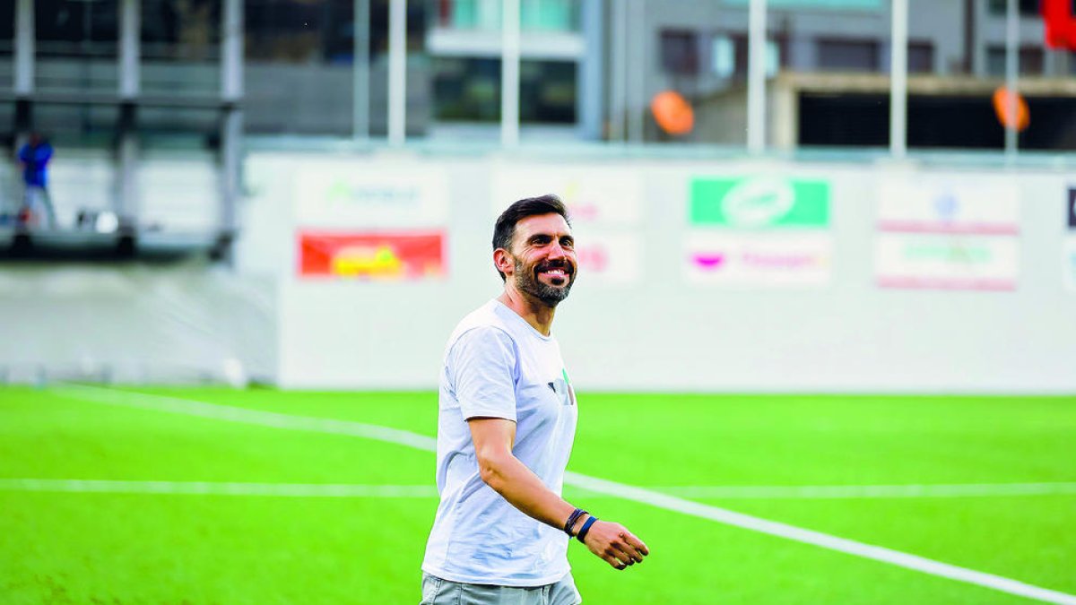 Sarabia celebra l'ascens.