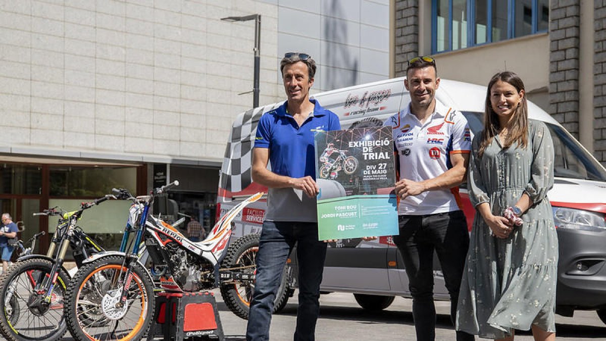 Presentació de l'exhibició de trial del 27 de maig