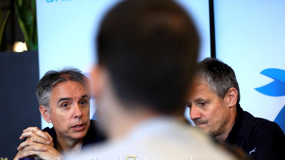 David Hidalgo i Carles Visa, avui