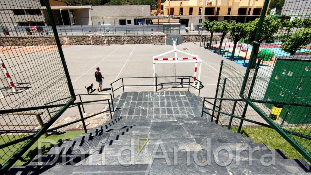 El terreny del Prat Gran de Sant Julià de Lòria.