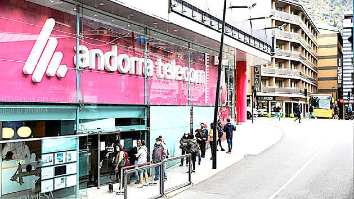Oficines d'Andorra Telecom a Andorra laVella.