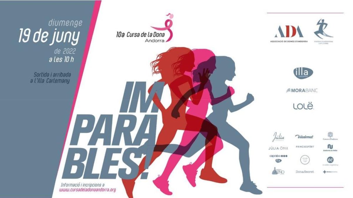 Cartell cursa de la dona