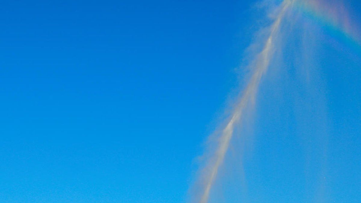 Bateig de l'avió d'Air Nostrum el dia del primer vol.