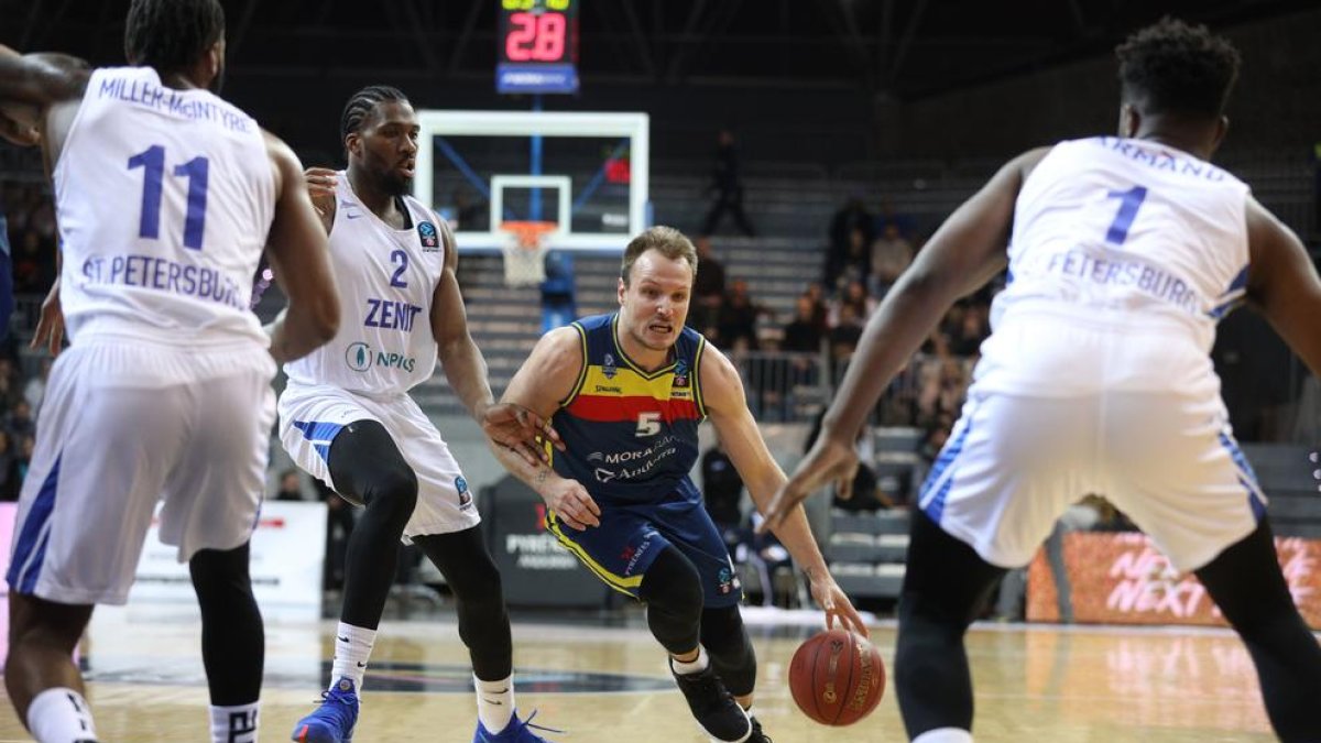 Rafa Luz quan jugava al MoraBanc