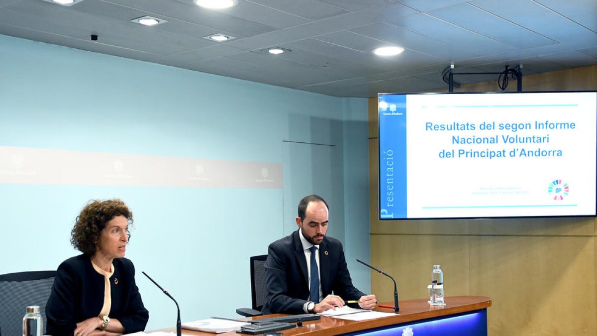 Roda de premsa de presentació del segon Informe Nacional Voluntari