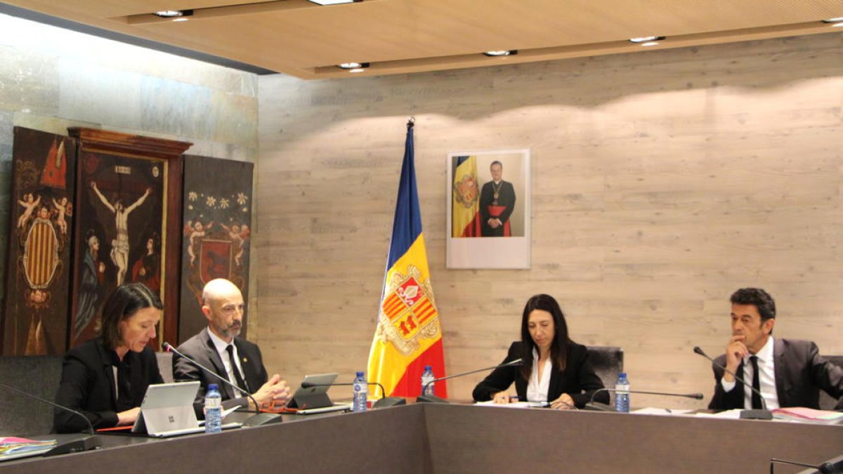 Sessió de consell de comú d'Ordino d'ahir.