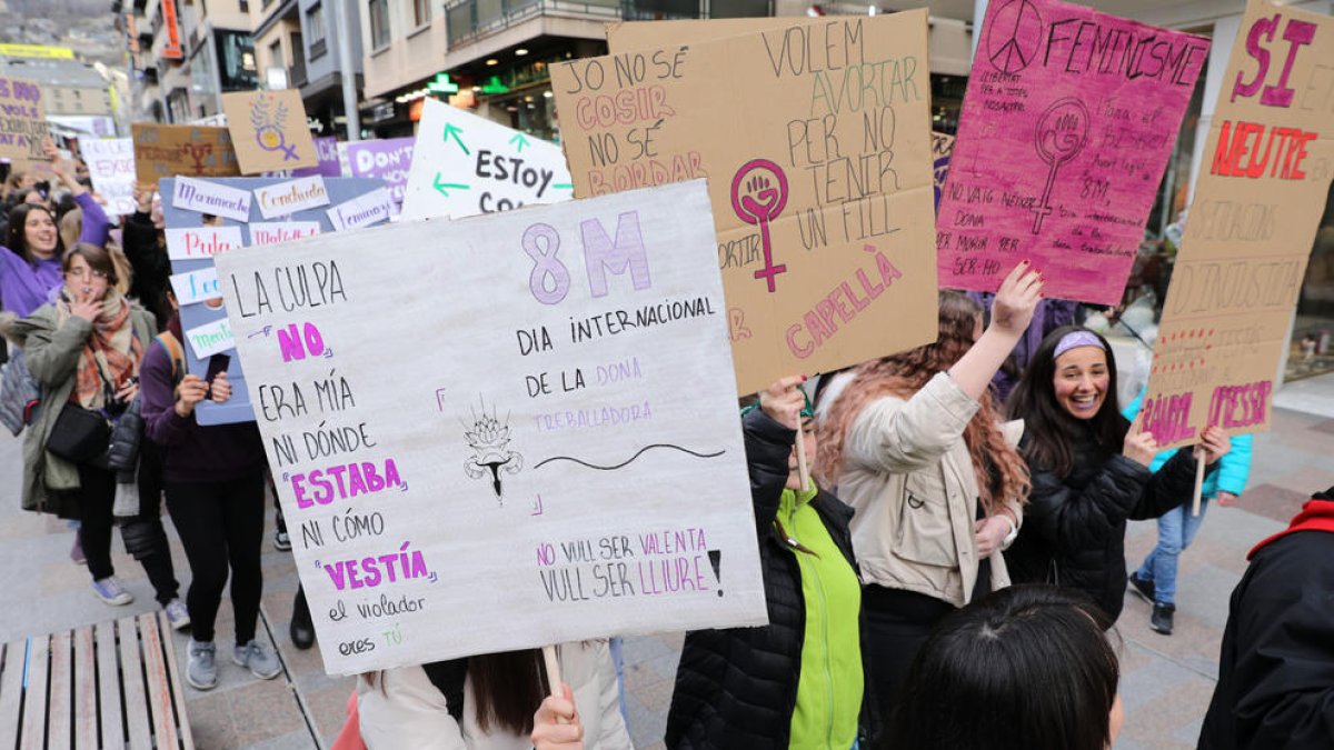 Manifestació del 8 de març.