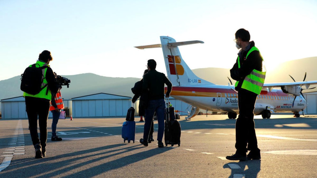 Un vol d'Air Nostrum a la Seu.