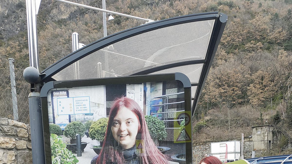 Cristina Bringué, en un dels cartells.