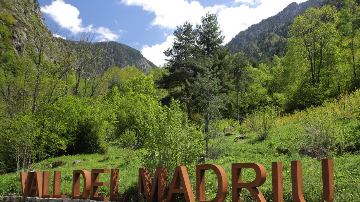 Entrada a la vall del Madriu-Perafita-Claror.