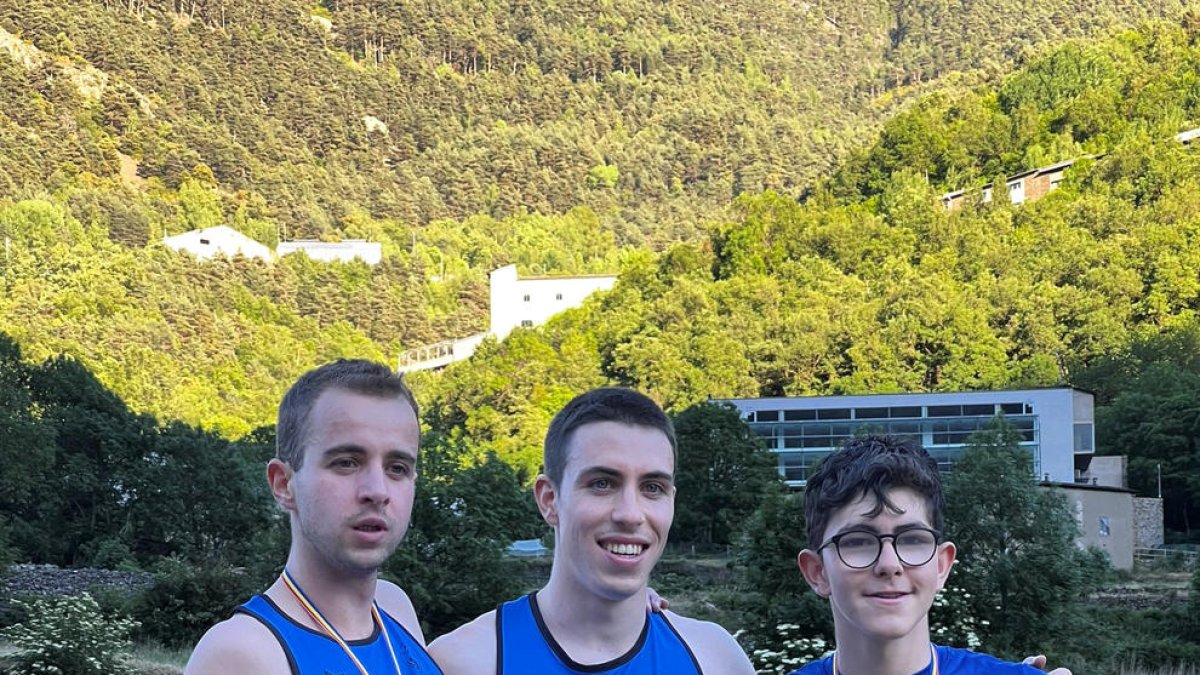 Podi masculí dels 800 m.