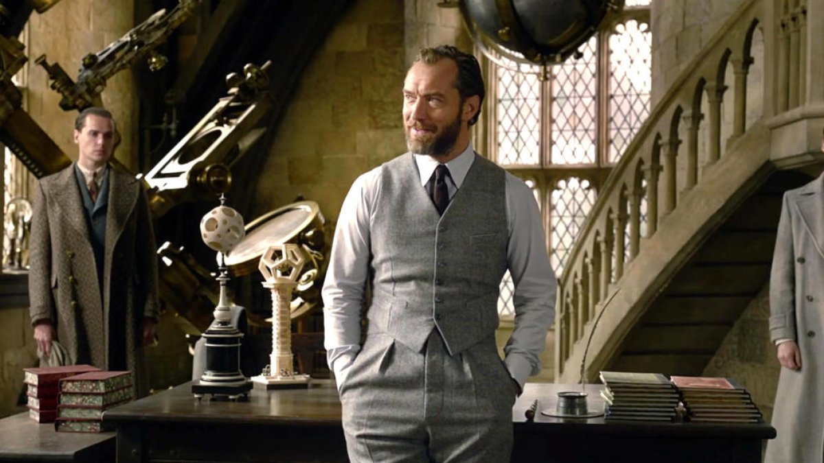 Jude Law en el paper d'Albus Dumbledore.