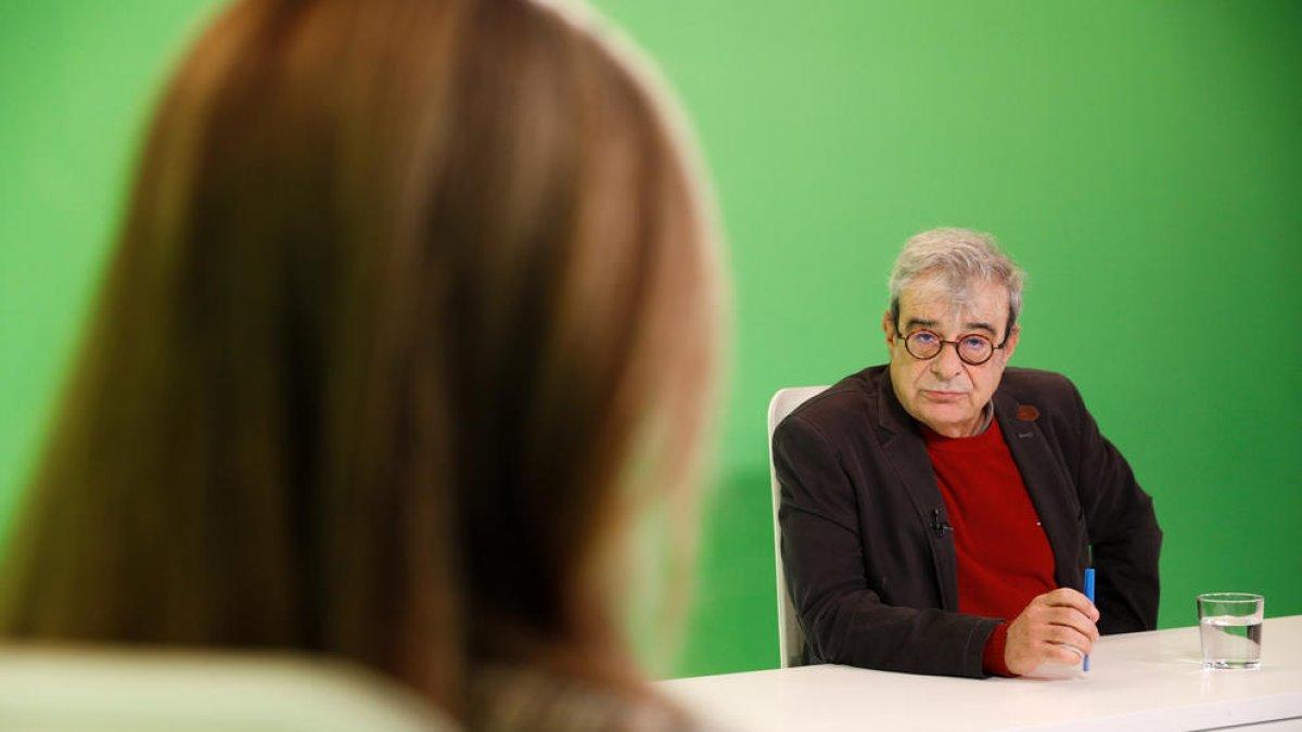 L'expresident del grup parlamentari demòcrata, ahir a l'estudi de Diari TV.