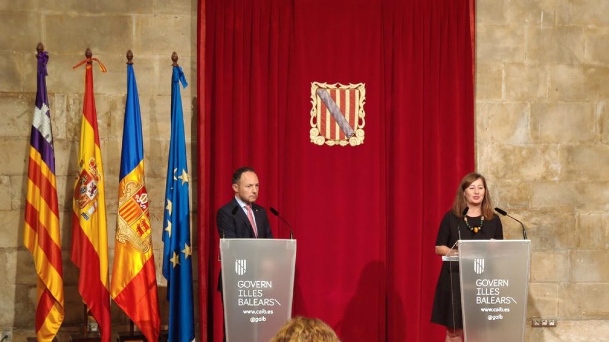 Espot en la roda de premsa avui a Palma