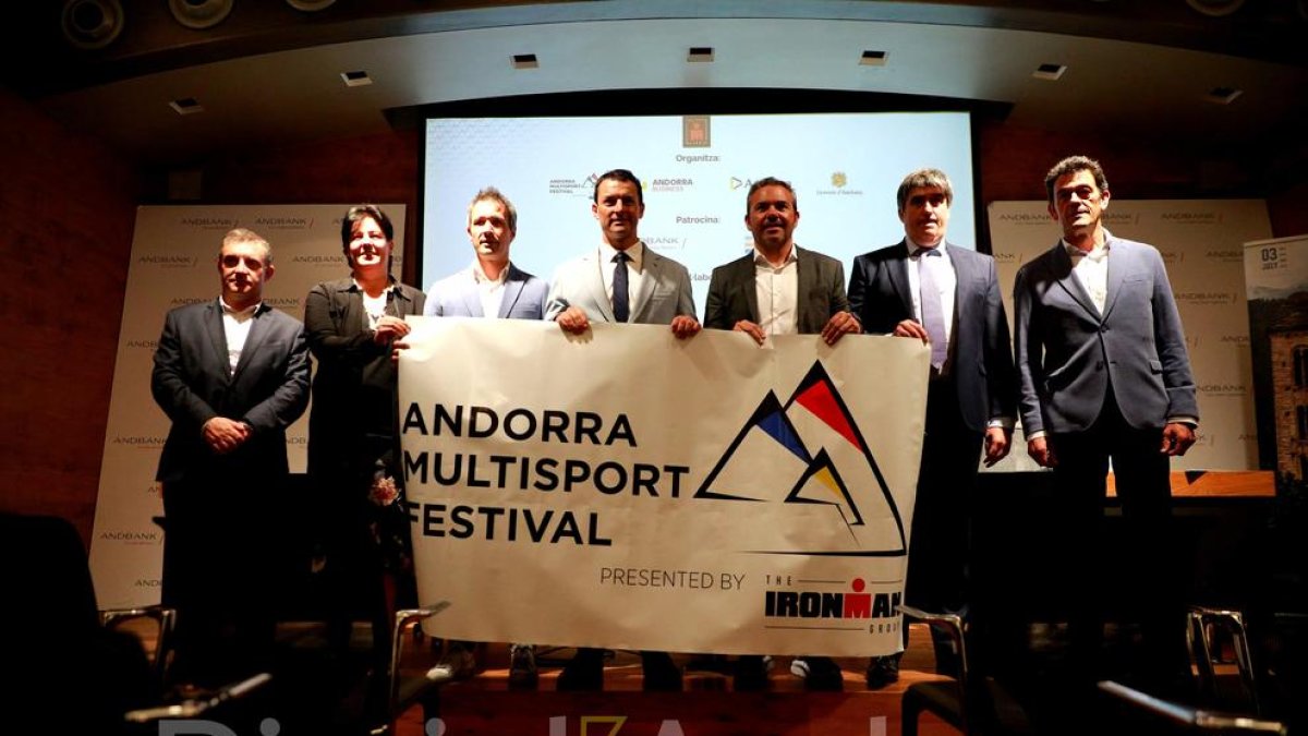 Presentació de la prova a la seu d'Andbank