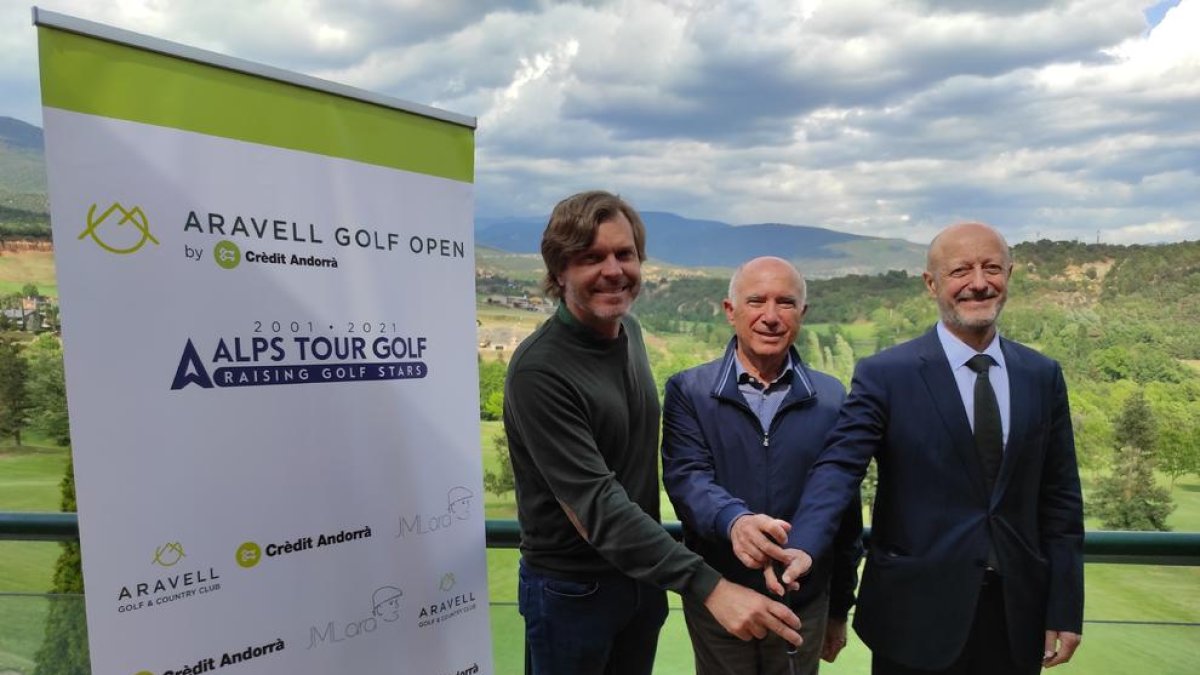Presentació del torneig Aravell Golf Club by Crèdit Andorrà