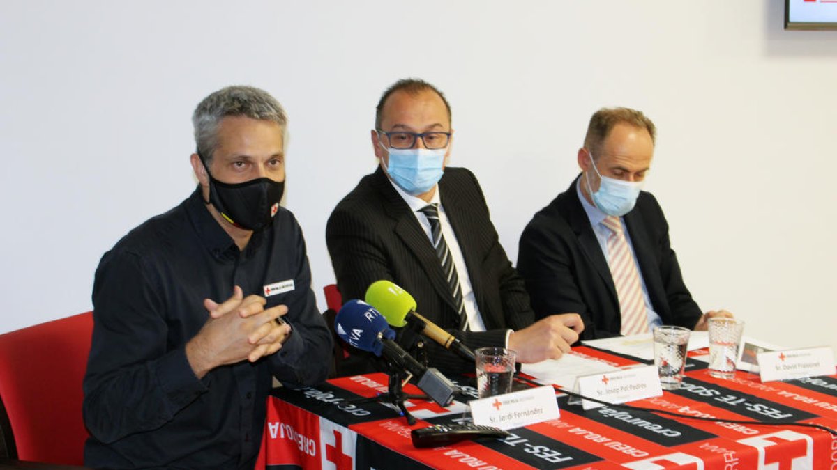 Roda de premsa de balanç de l'any de la Creu Roja