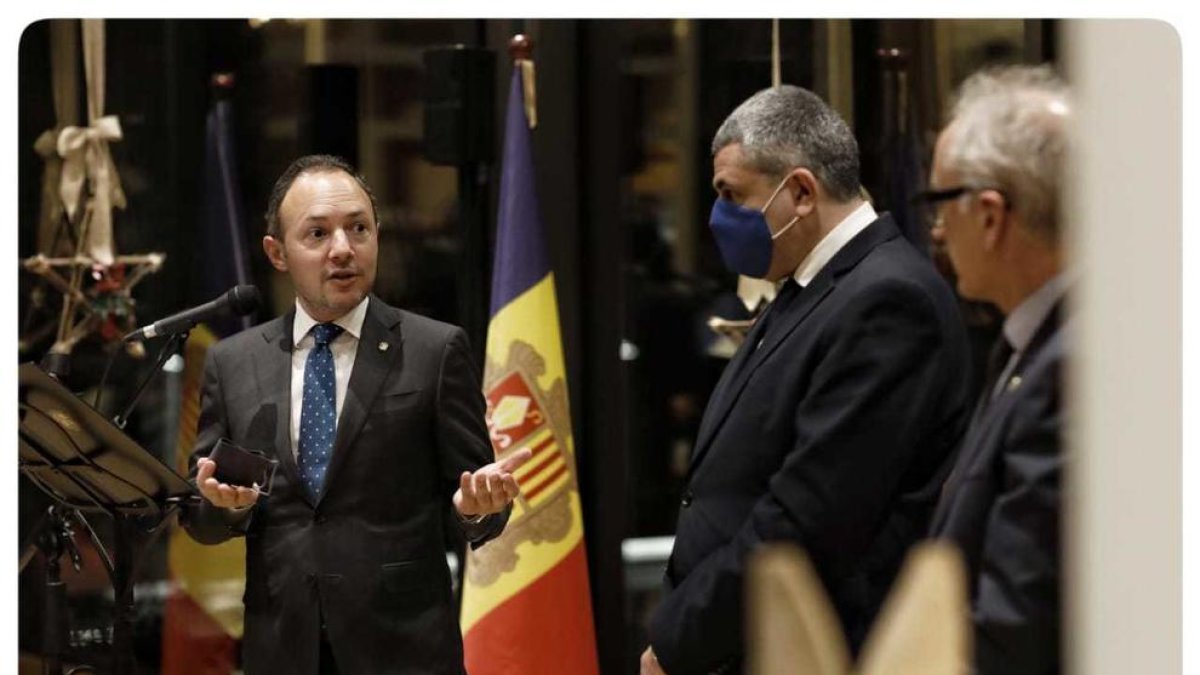 Espot durant el seu discurs de benvinguda al congrés