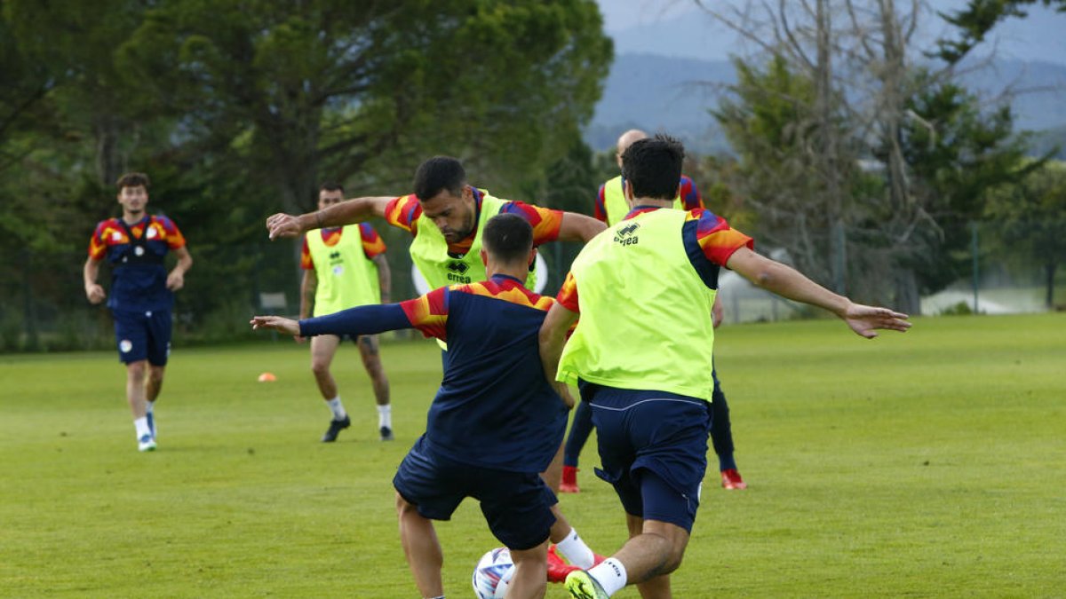 Entrenament de la selecció.