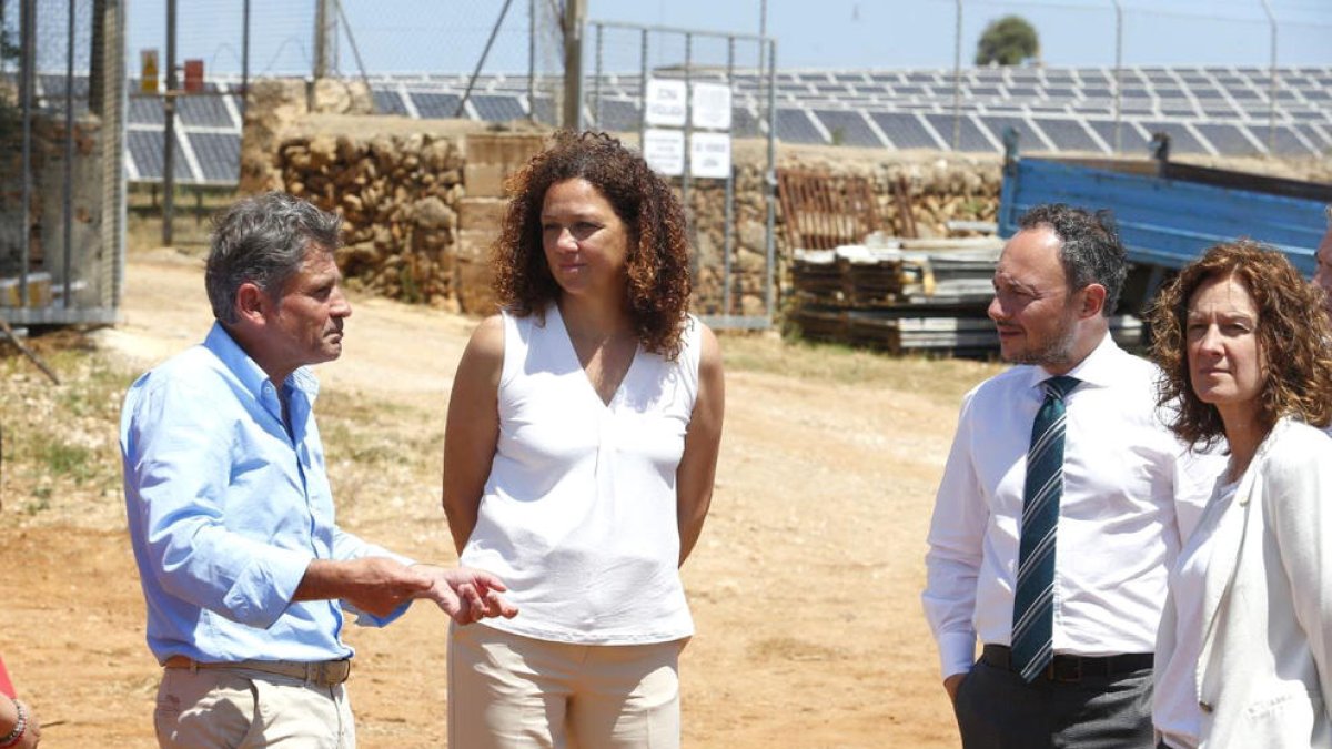 Un moment de la visita a Mallorca d'Espot.
