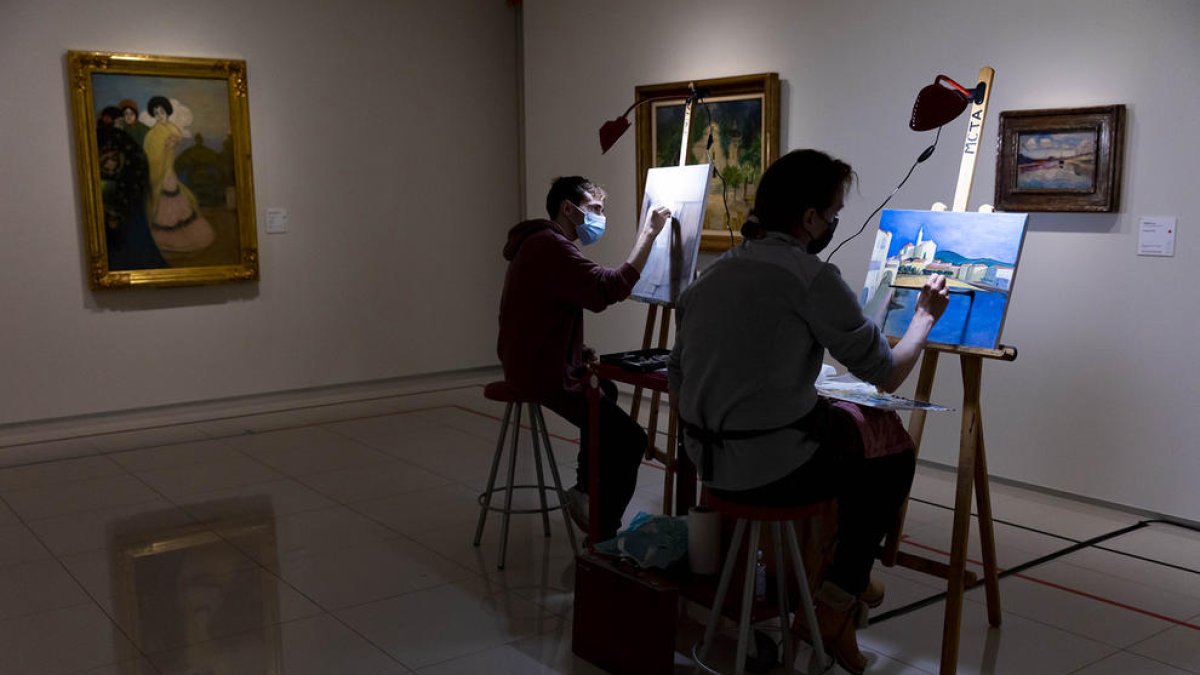 Classes de pintura al Thyssen