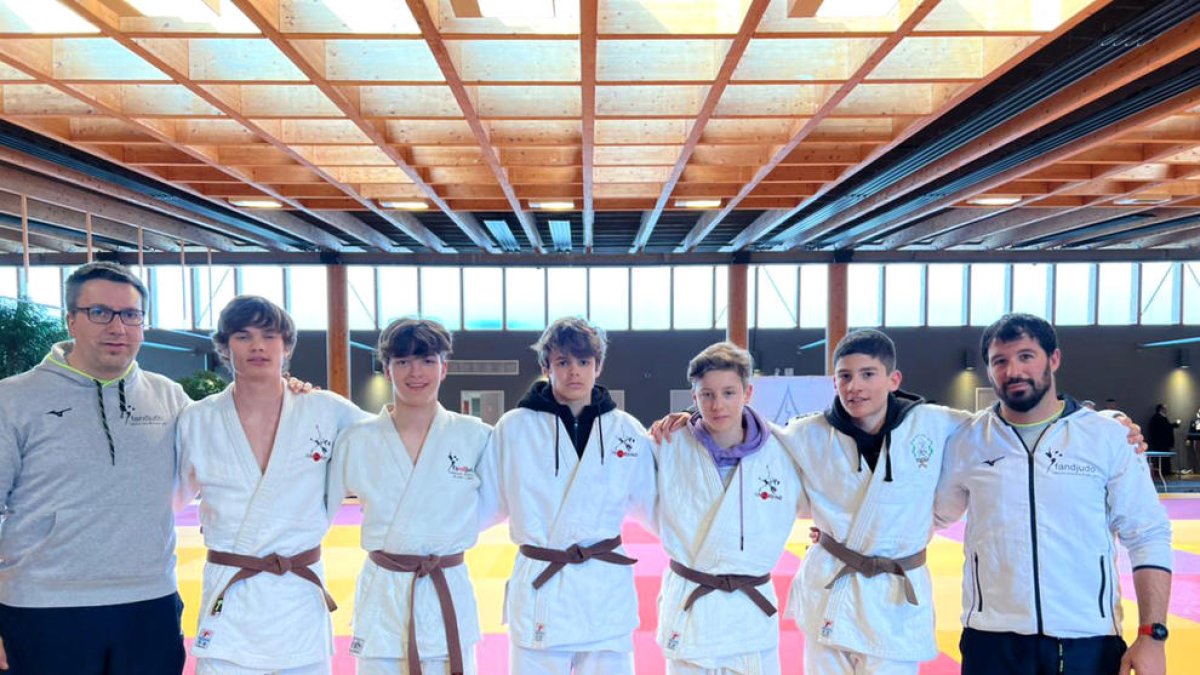 Els joves de la Fandjudo, a França