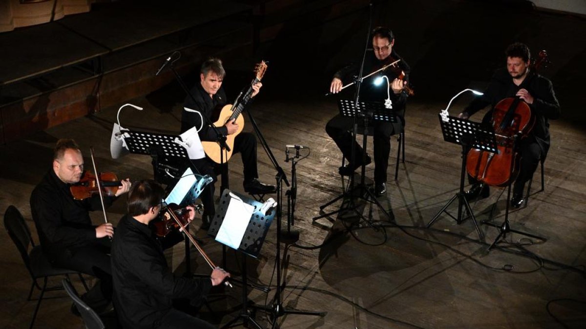Serrallet i Phoenix String Quartet a Lviv