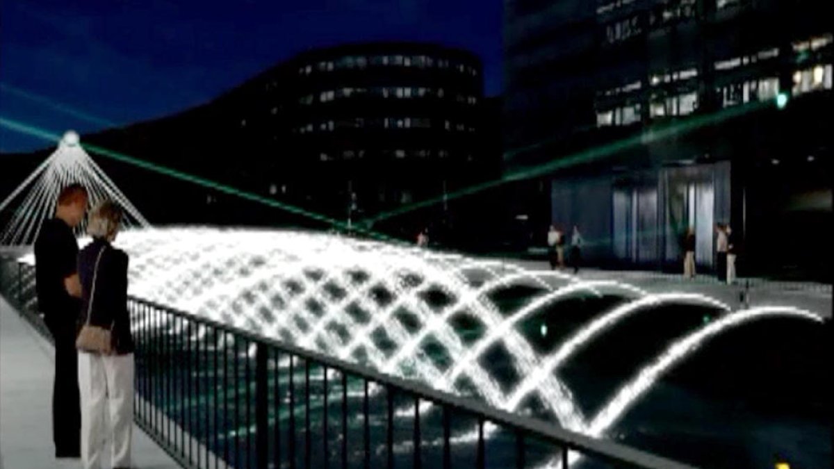 Imatge del projecte de font de llums i colors presentat el 2015.