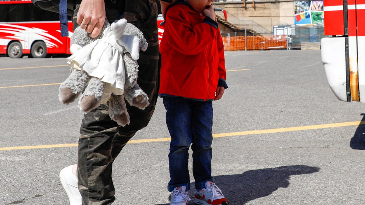 Un refugiat que va arribar aquesta setmana al Principat.