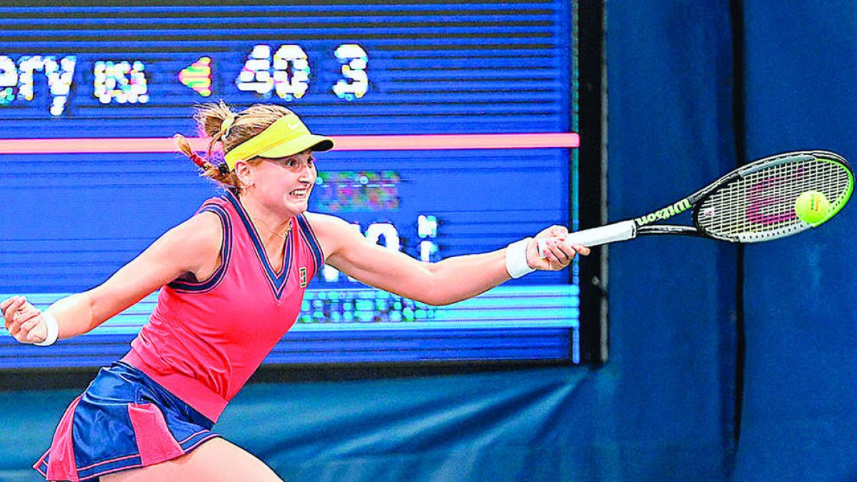 Vicky Jiménez, en el passat US Open.