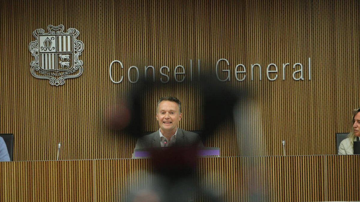 El president del grup liberal, Ferran Costa.