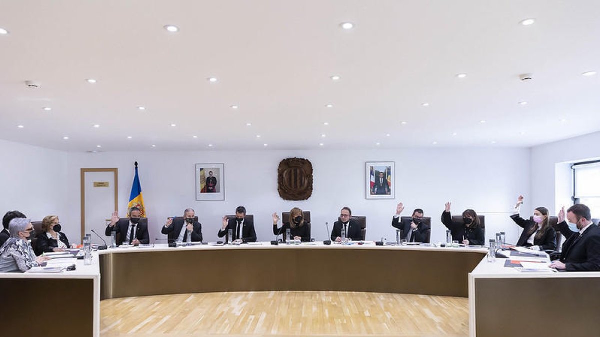 Sessió ordinaria de consell de Comú a Casa Comuna.