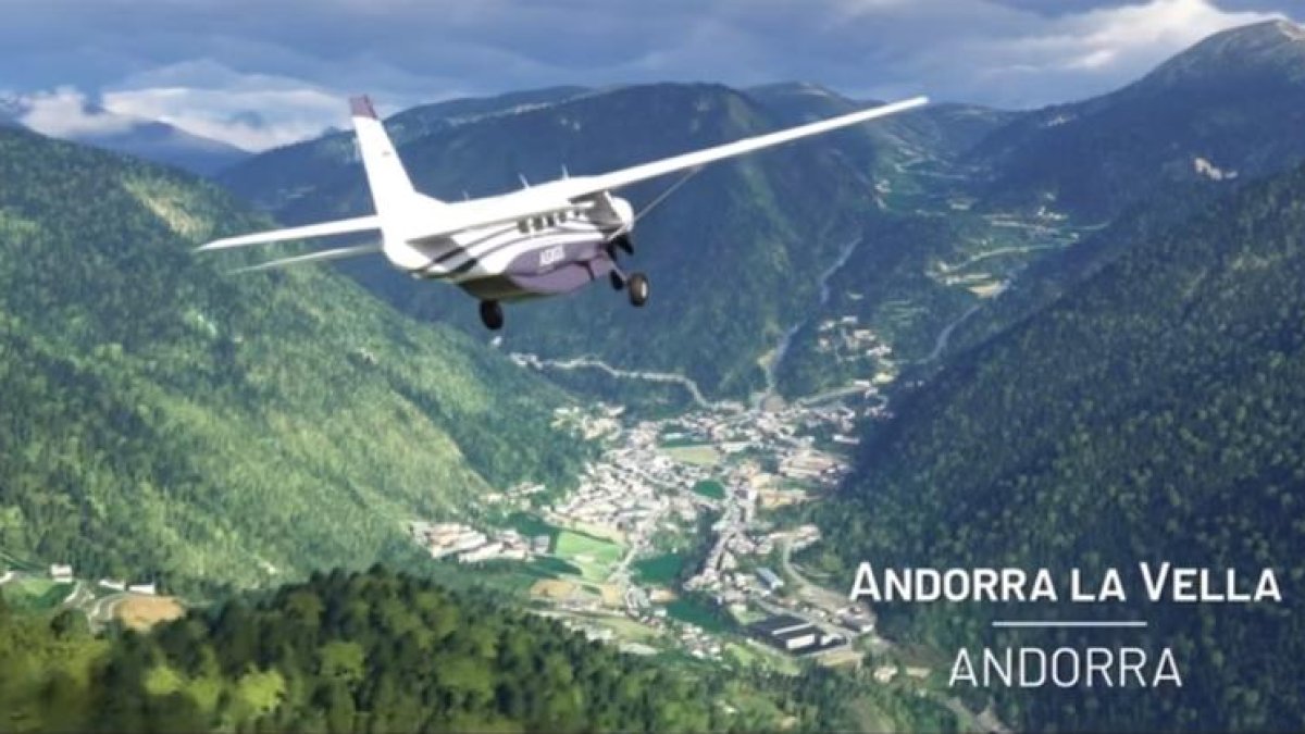 Vistes del tràiler del joc de simulació.