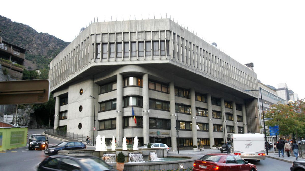 L'edifici de Govern, un dels que apagaran els llums.