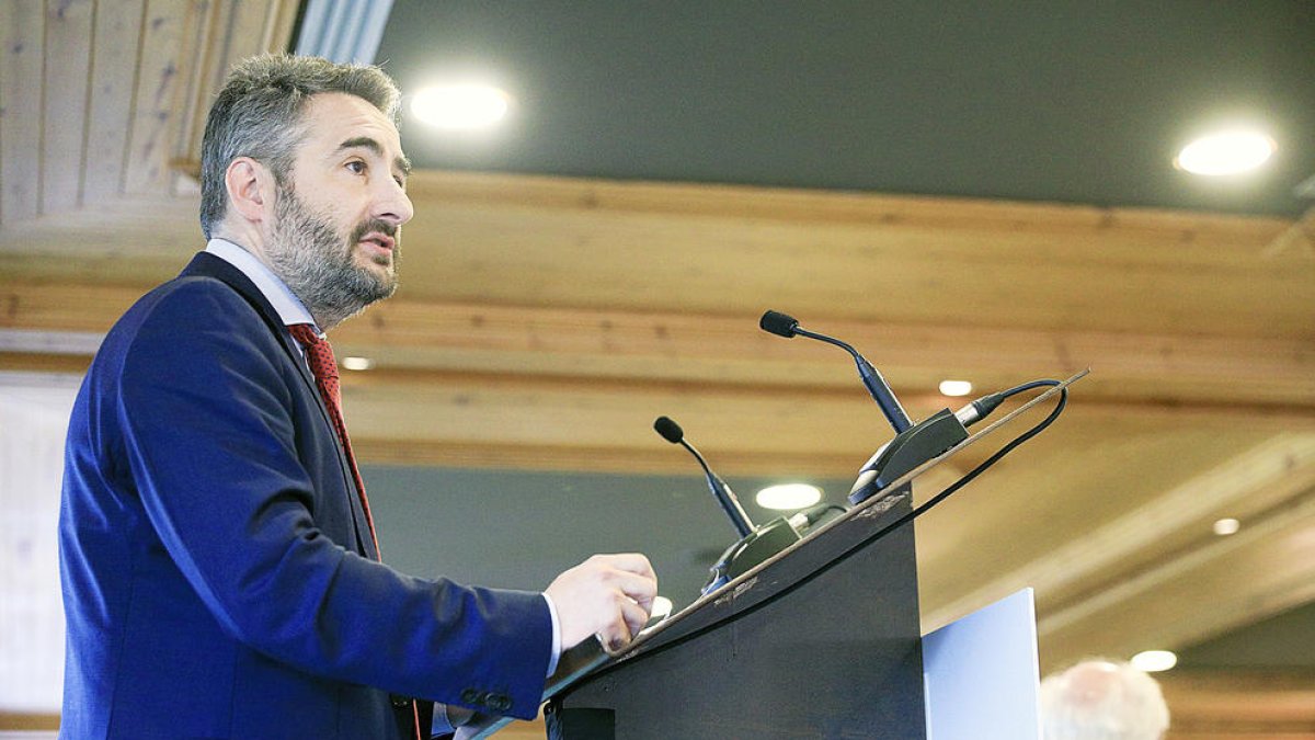 Eric Jover, durant el seu discurs al 20è Fòrum de l'EFA.