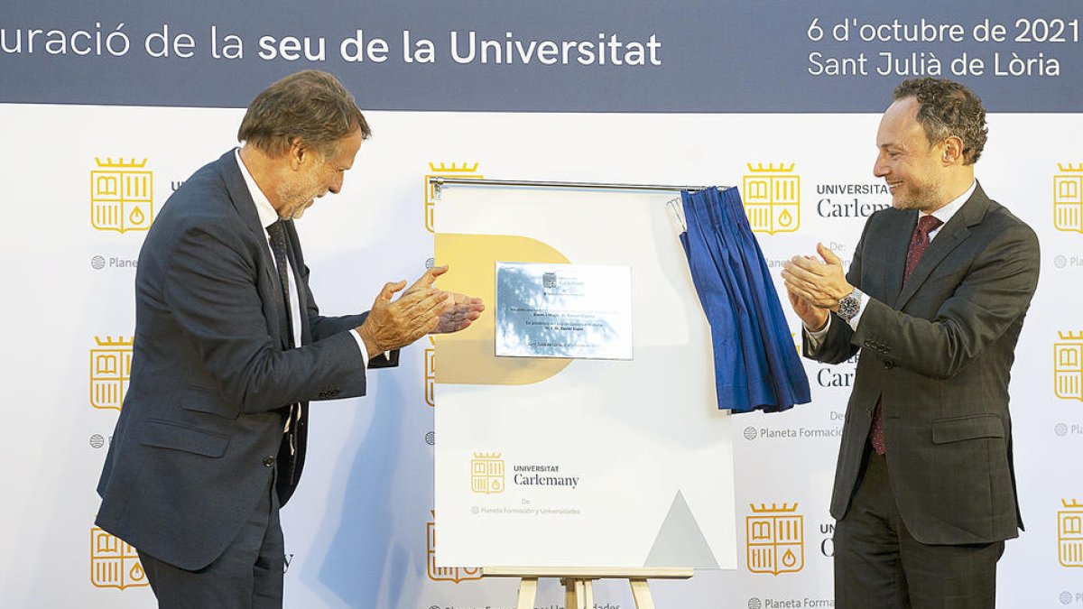 Inauguració de la seu de la Universitat Carlemany.