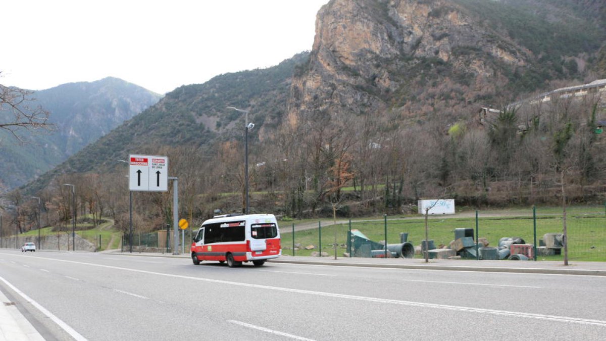 El terreny de què disposa el comú a la Margineda.