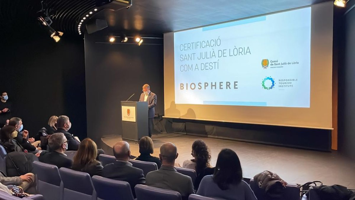 Sant Julià rep el certificat de Biosphere