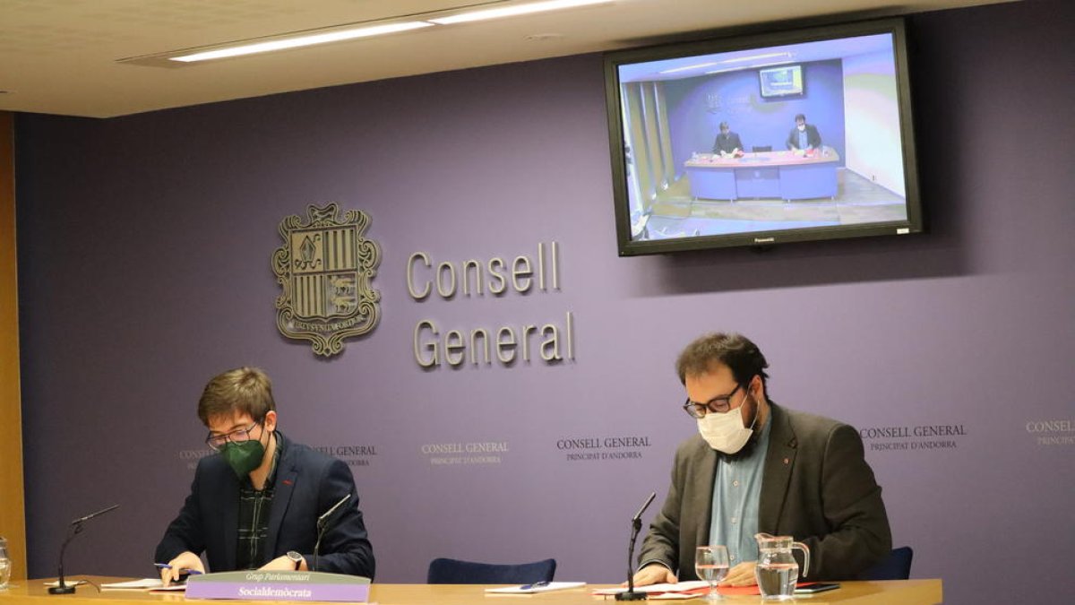 El PS avui en roda de premsa