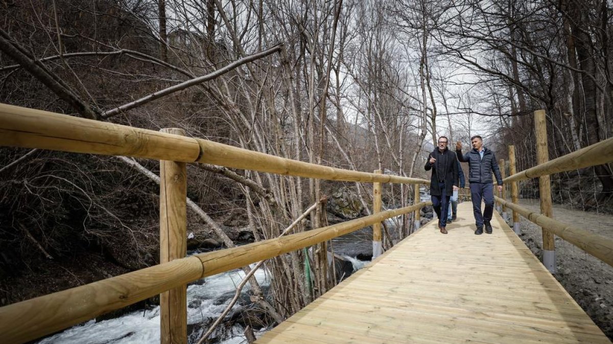 Visita a les obres del camí Ral de la Massana